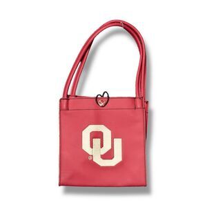 NWOT Alan Stuart University of Oklahoma Maroon Tote Bag - Small